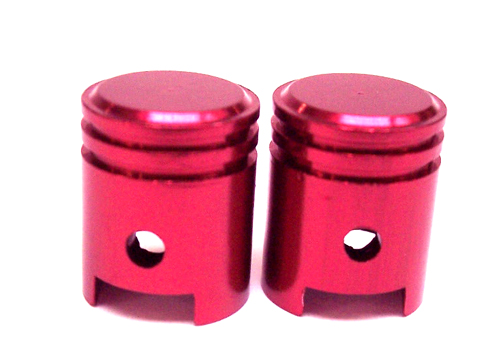 UNIVERSEEL Ventieldop set rood piston