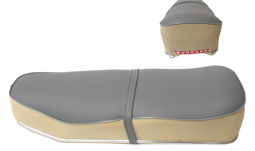 ZUNDAPP 510 515 433 Buddyseat Model Grijs Wit 1962-1965 rood embleem