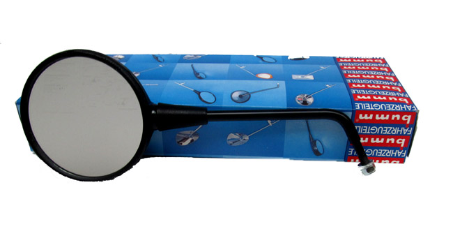 KREIDLER/ZUNDAPP/UNIVERSEEL Spiegel links zwart Bumm STUUR