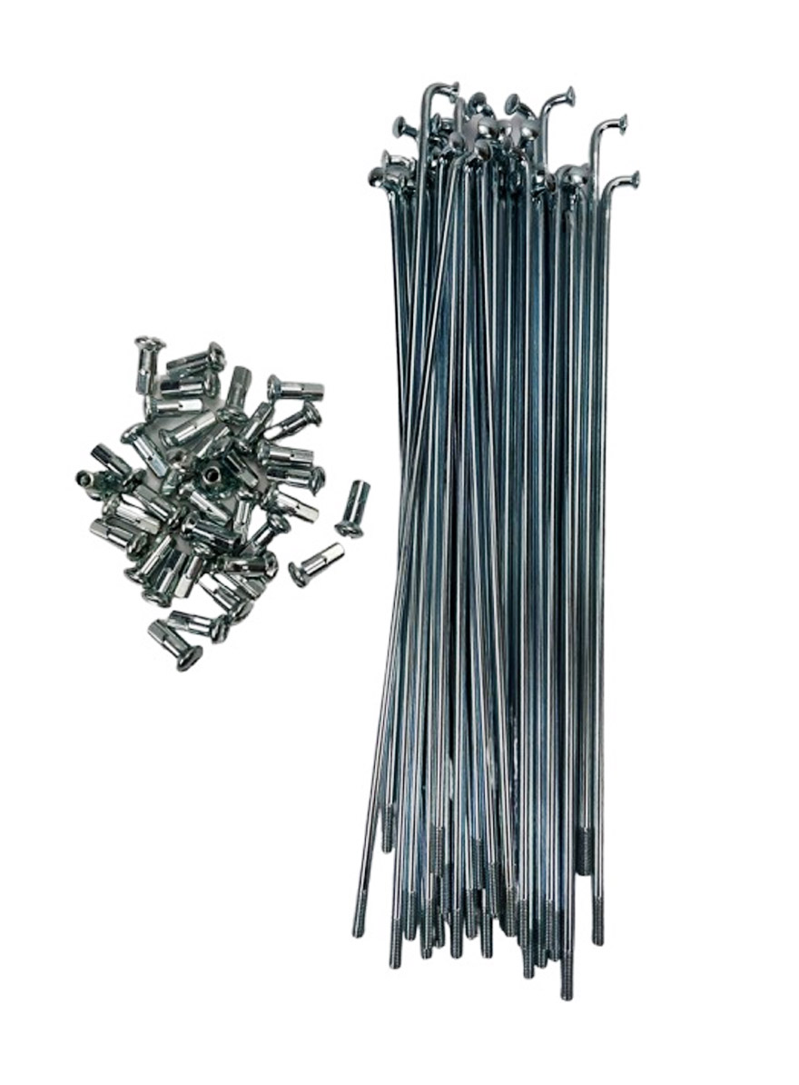 UNIVERSEEL BROMFIETS SACHS KREIDLER Spaken 2.9 x 190 set 36x + nippel 90 graden kop  SPAAK WIEL JIS G3506 HONDA